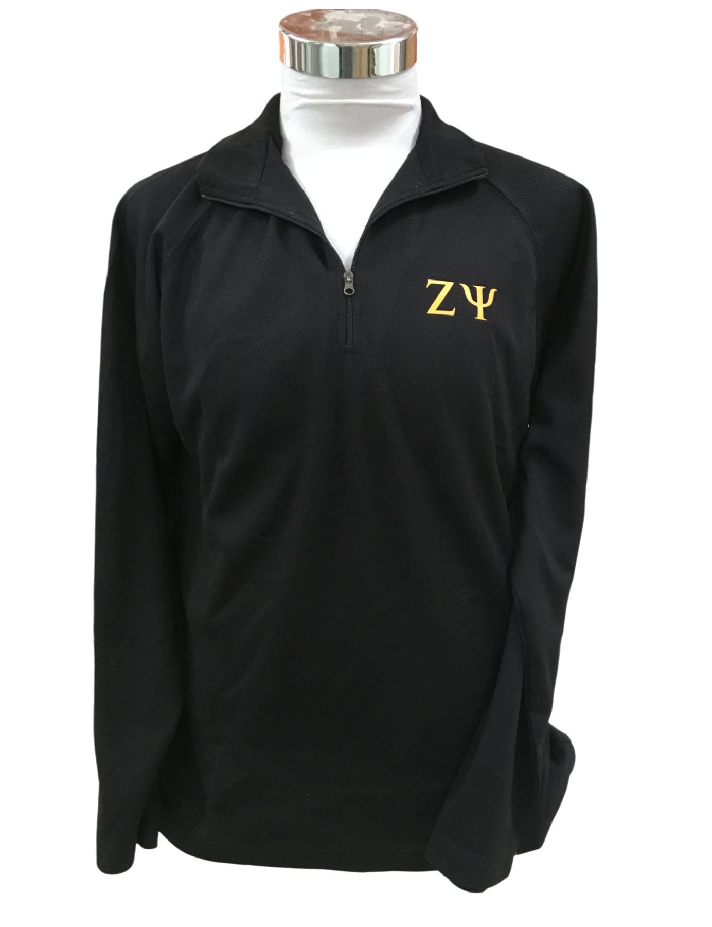 Black Letter Quarter Zip